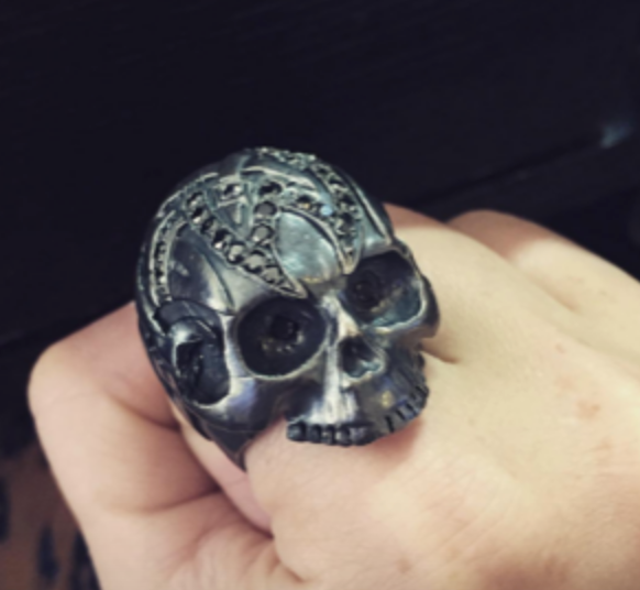 Alp Sagnak Signature Skull Ring by Atelier Minyon - Talisman Collection Fine Jewelers