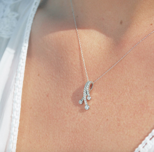 Pave and Bezel-Set Diamond Necklace - Talisman Collection Fine Jewelers