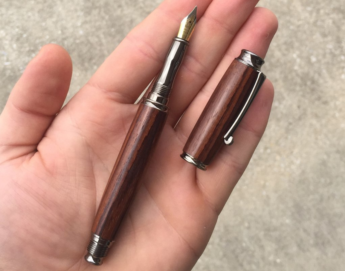 Hermitage Walnut Pen and Pencil set