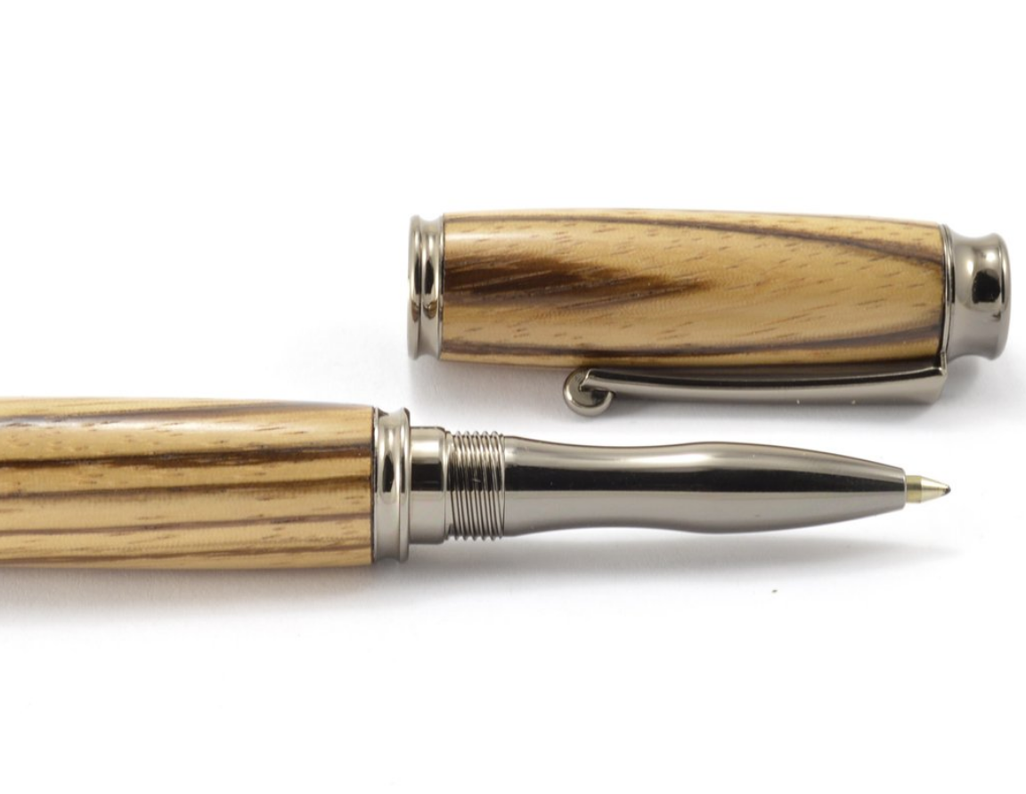 Zebrawood Ink Pen - Talisman Collection Fine Jewelers