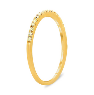 Yellow Diamond Anniversary Band - Yellow Gold - Talisman Collection Fine Jewelers