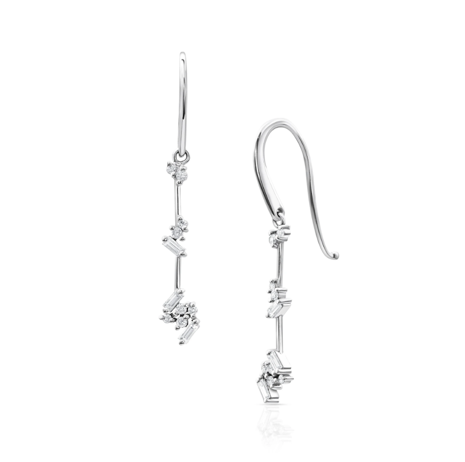 Diamond Luxe Threader Earrings by Meredith Young - Talisman Collection Fine Jewelers