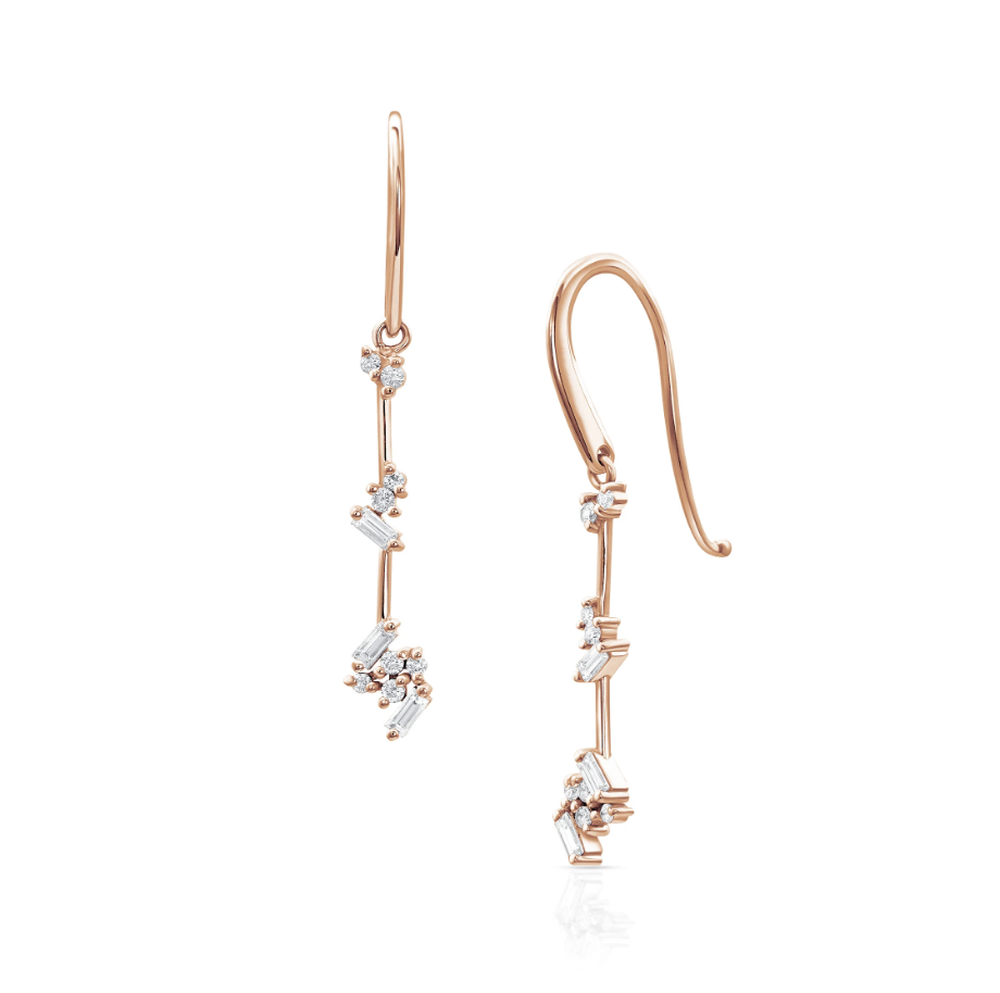Diamond Luxe Threader Earrings by Meredith Young - Talisman Collection Fine Jewelers