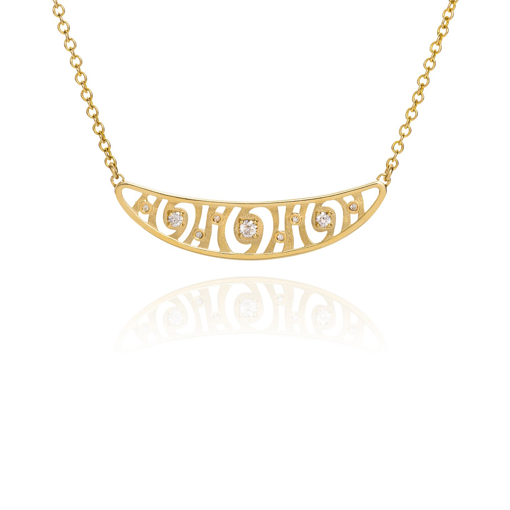 Shooting Stars Bar Necklace by Martha Seely - Talisman Collection Fine Jewelers