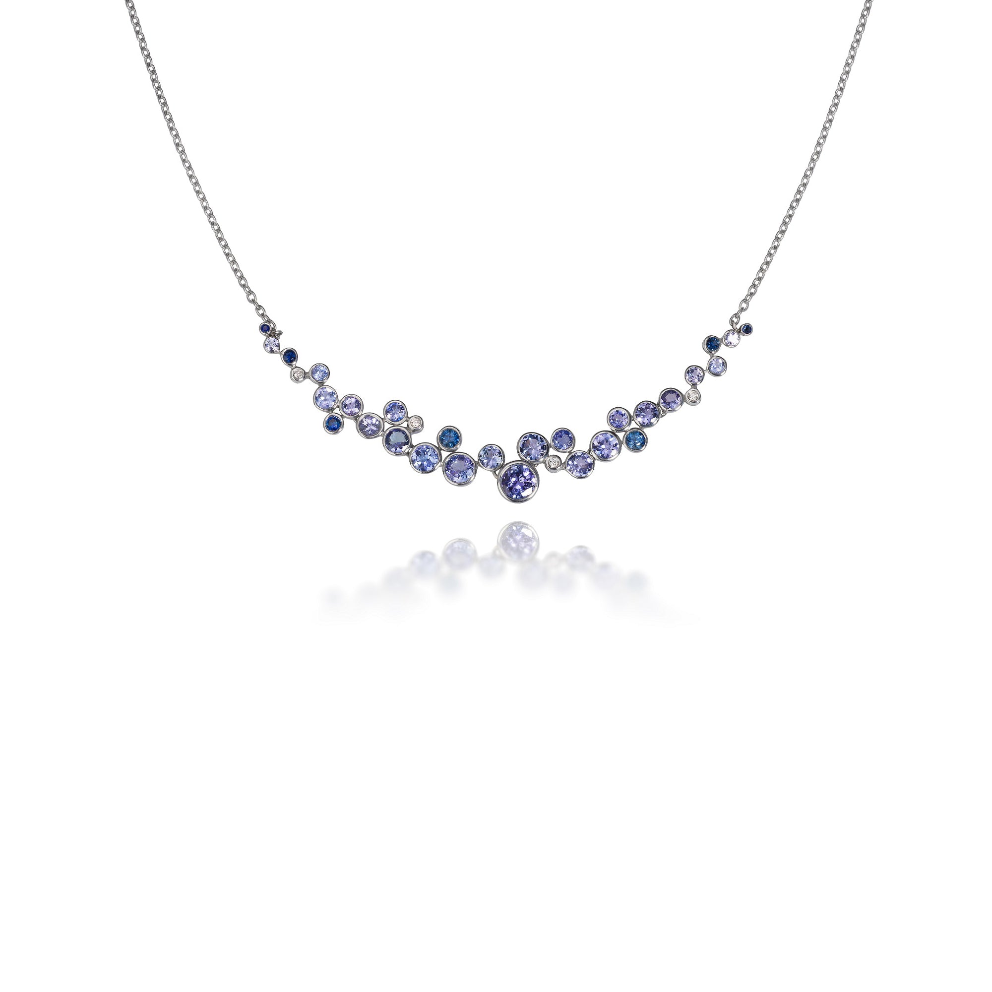 Blue Ombre Constellation Necklace by Martha Seely - Talisman Collection Fine Jewelers