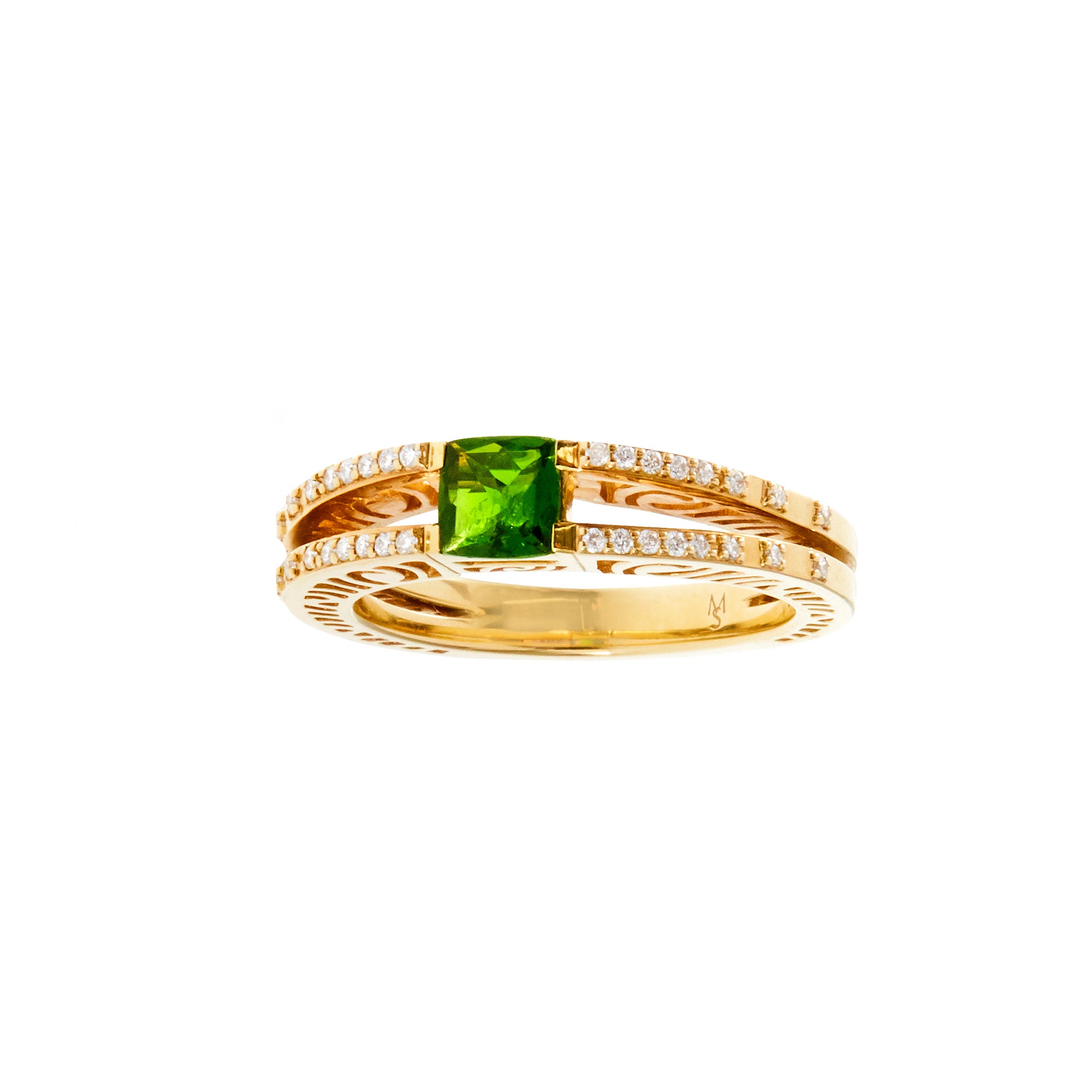 Chrome Tourmaline Ring by Martha Seely - Talisman Collection Fine Jewelers