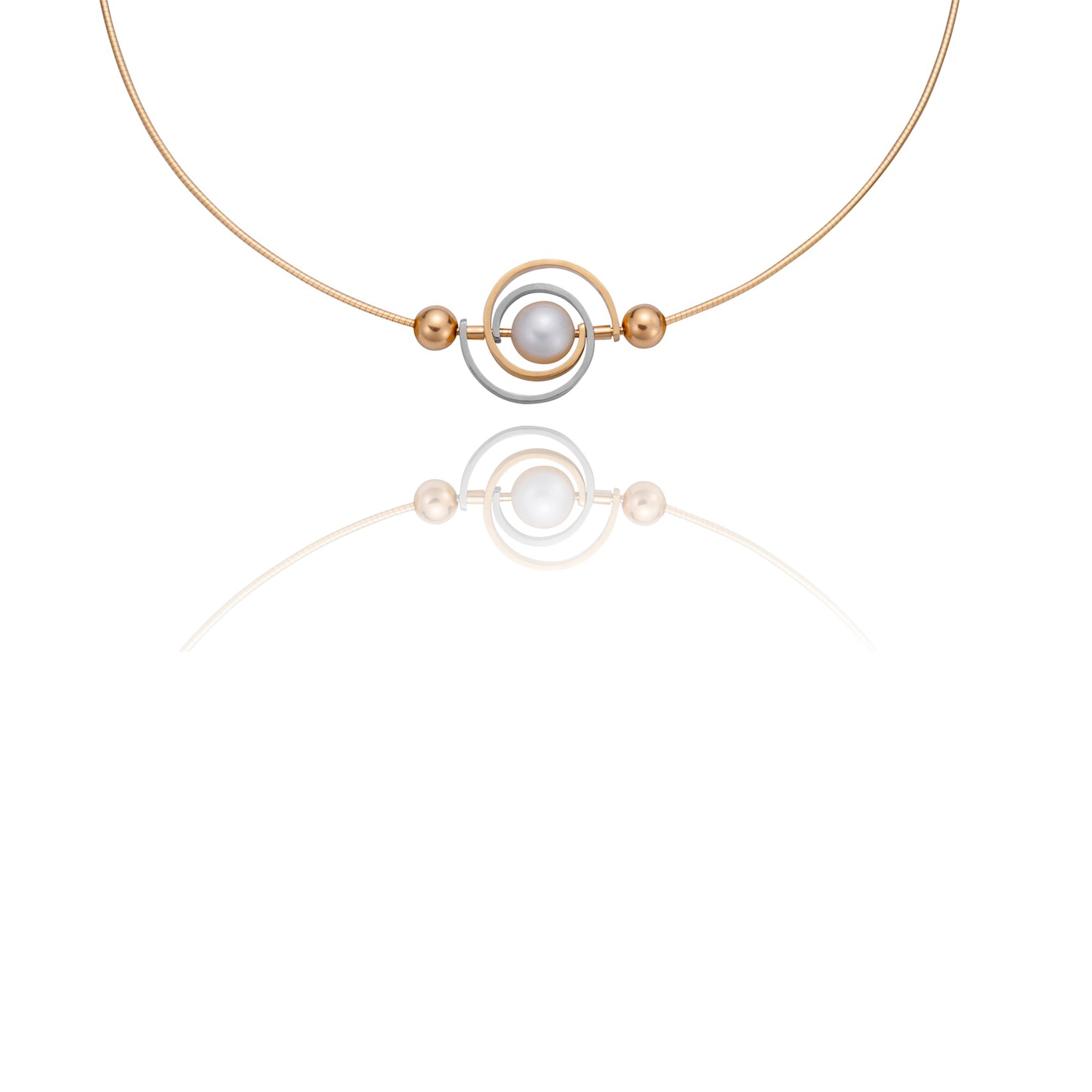 Single Spiral Orbit Necklace by Martha Seely - Talisman Collection Fine Jewelers