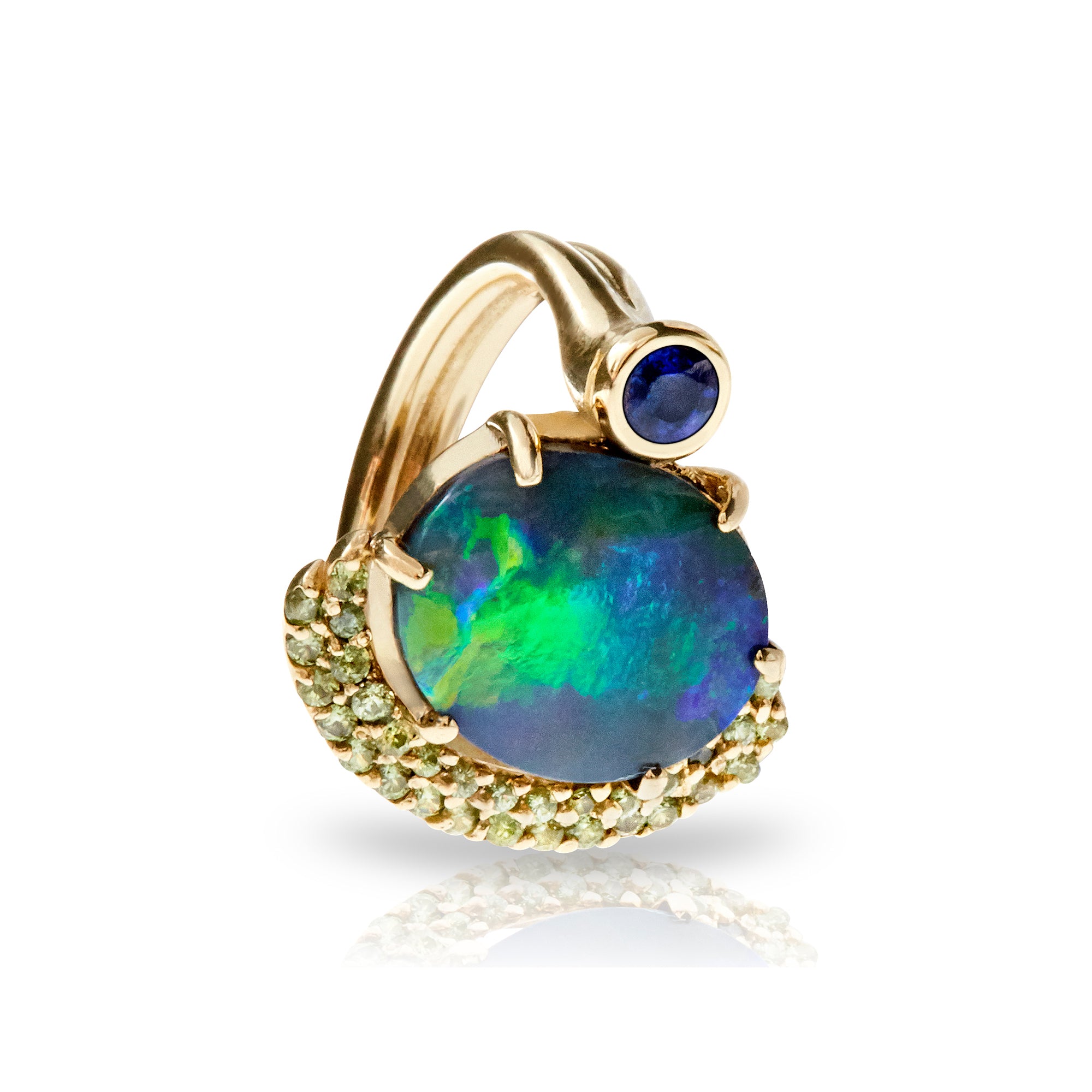 Earthrise Boulder Opal Ring by Martha Seely - Talisman Collection Fine Jewelers