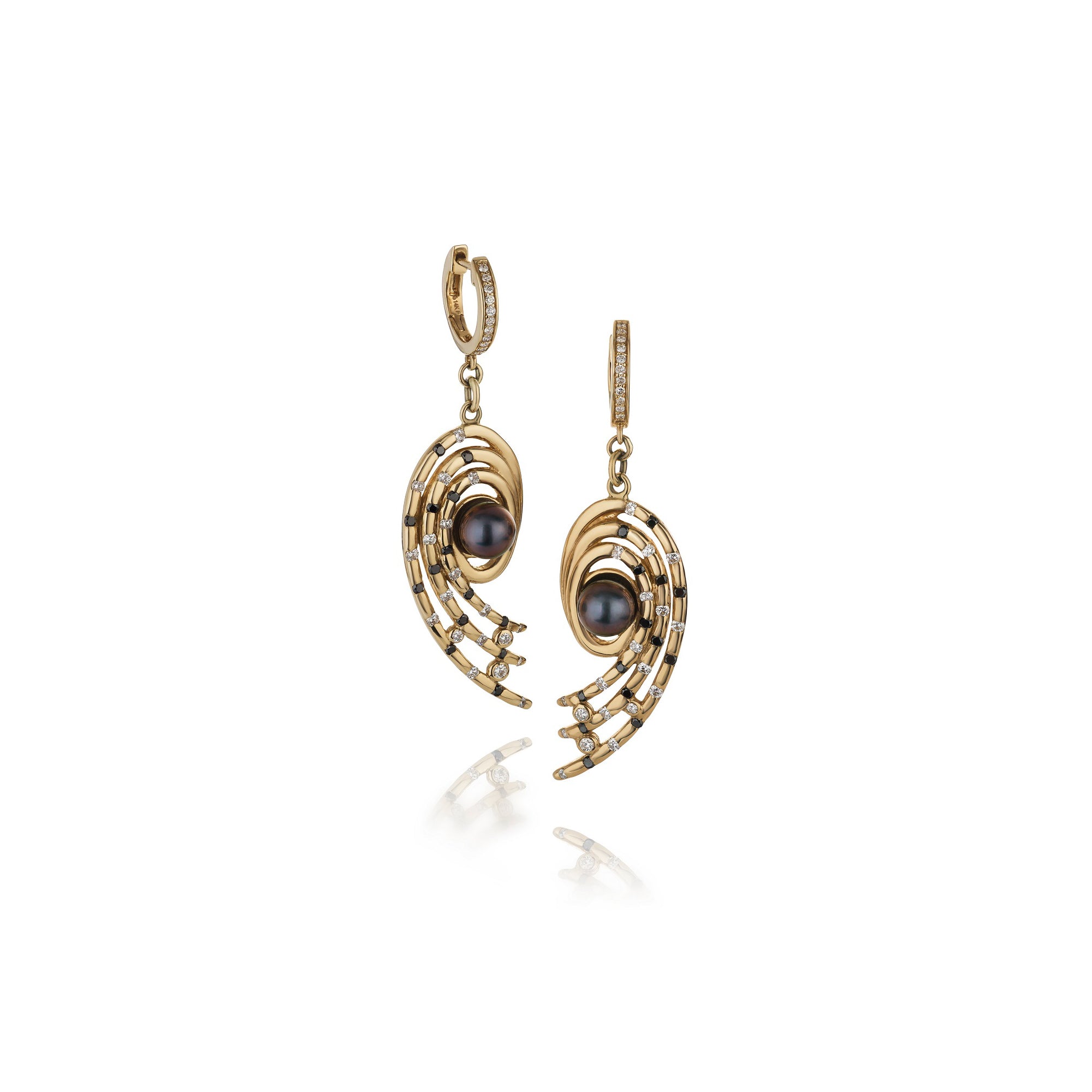 Open Spiral Earrings by Martha Seely - Talisman Collection Fine Jewelers