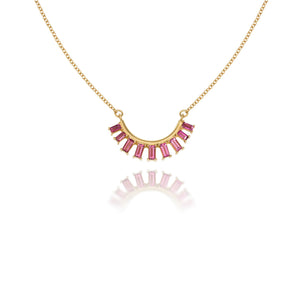 Pink Tourmaline Reflections Necklace by Martha Seely - Talisman Collection Fine Jewelers