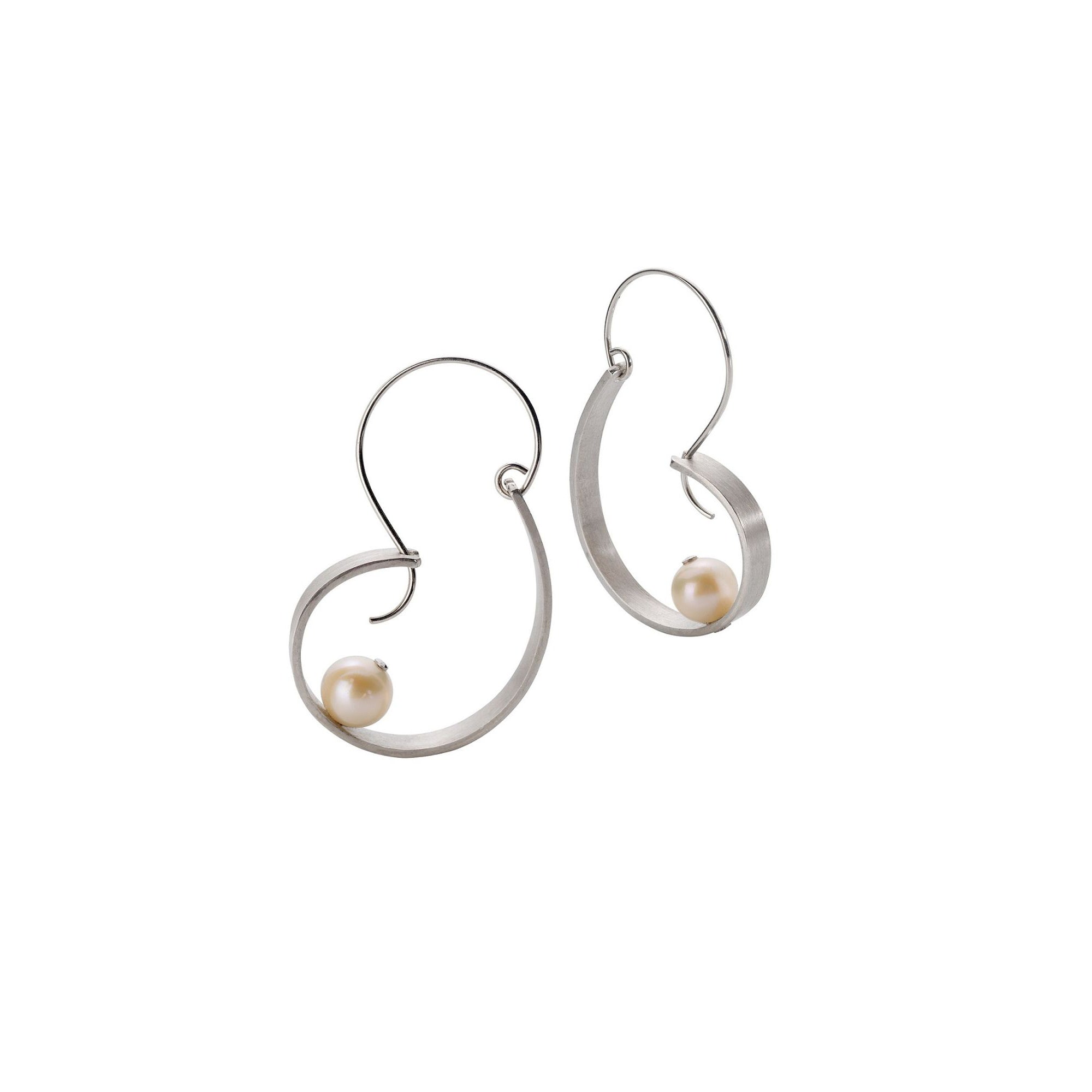 Transition Medium Hoop Pearl Earrings by Martha Seely - Talisman Collection Fine Jewelers