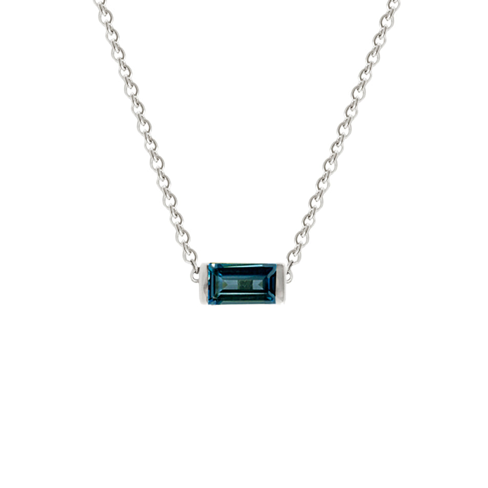 Swiss Blue Topaz Bonbon Necklace