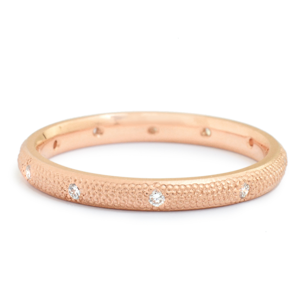 Stardust Band with Diamonds by Anne Sportun - Talisman Collection Fine Jewelers
