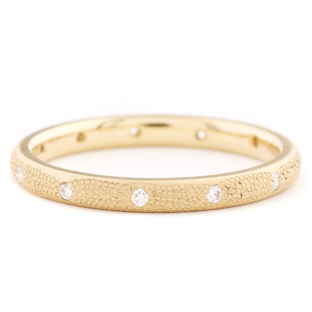 Stardust Band with Diamonds by Anne Sportun - Talisman Collection Fine Jewelers