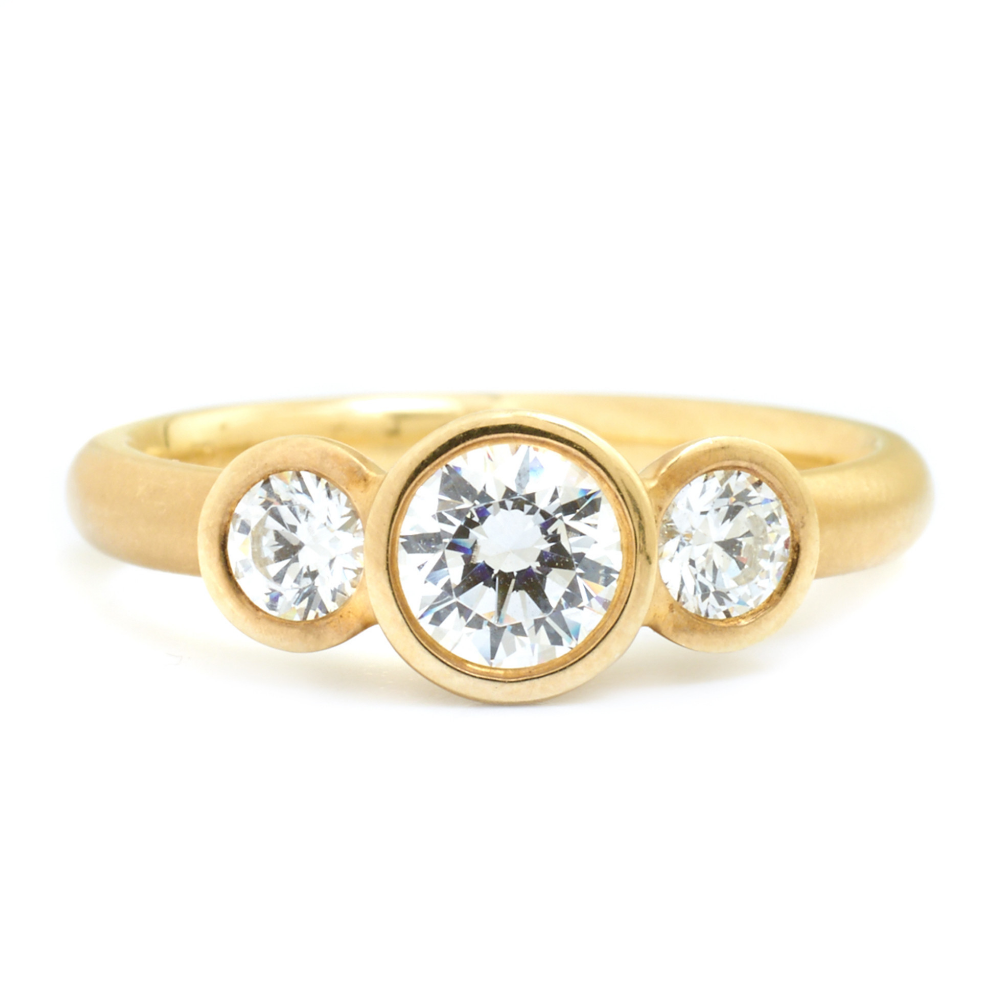 Trinity Engagement Ring by Anne Sportun - Talisman Collection Fine Jewelers