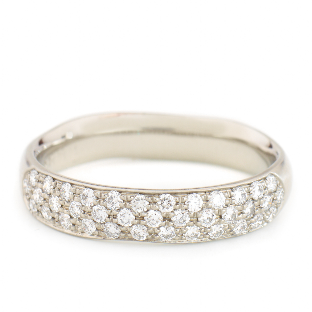 Triple Row Diamond Band by Anne Sportun - Talisman Collection Fine Jewelers