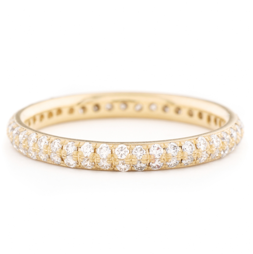 Two Row Pave Band by Anne Sportun - Talisman Collection Fine Jewelers