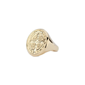 St. Benedict Signet Ring by DRU. - Talisman Collection Fine Jewelers