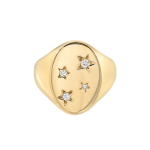 Starry Signet Ring by DRU. - Talisman Collection Fine Jewelers