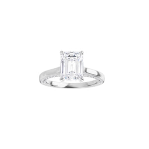 Emerald Cut Diamond Engagement Ring - Talisman Collection Fine Jewelers