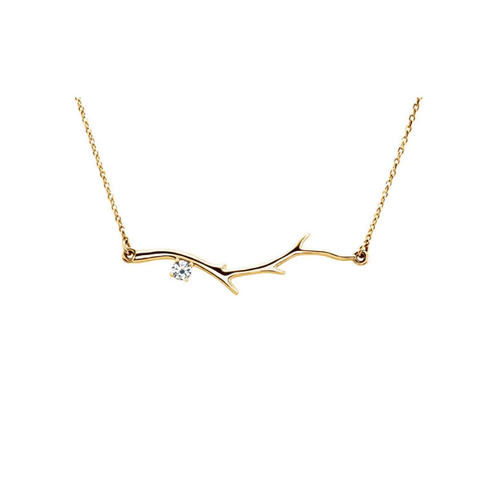 Custom 14k Gold Gemstone Family Branch Necklace - Talisman Collection Fine Jewelers