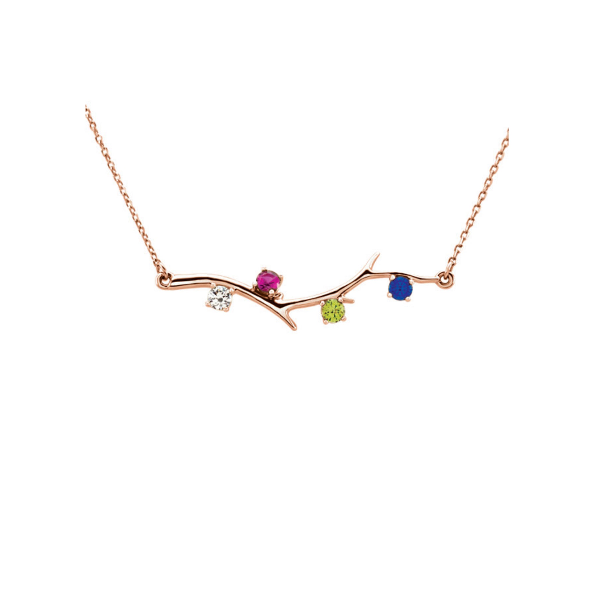 Custom stone necklace store