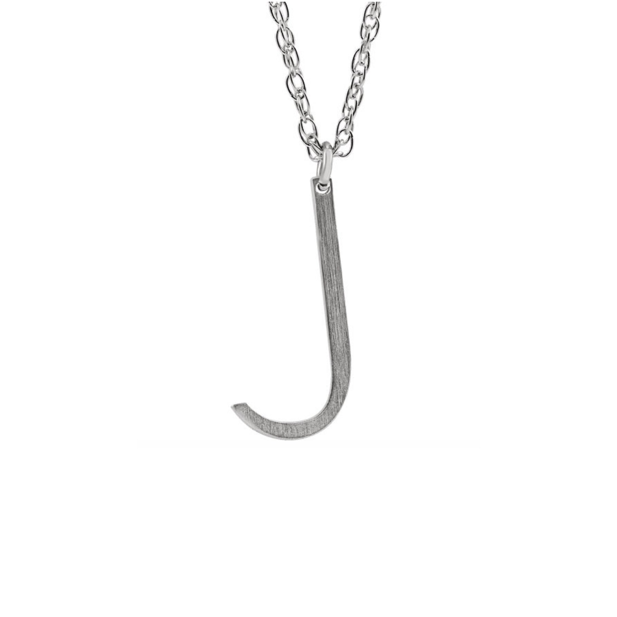 Large Initial Necklace in White, Yellow or Rose Gold - Talisman Collection Fine Jewelers