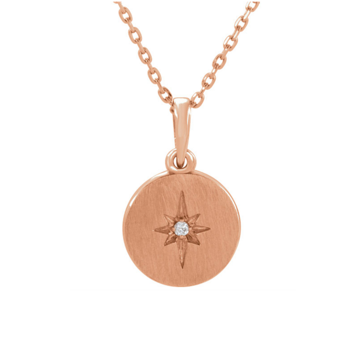 Diamond Starburst Necklace in Gold, Platinum or Sterling Silver - Talisman Collection Fine Jewelers