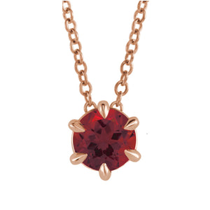 Genuine Gemstone Necklace in White, Yellow or Rose Gold - Talisman Collection Fine Jewelers