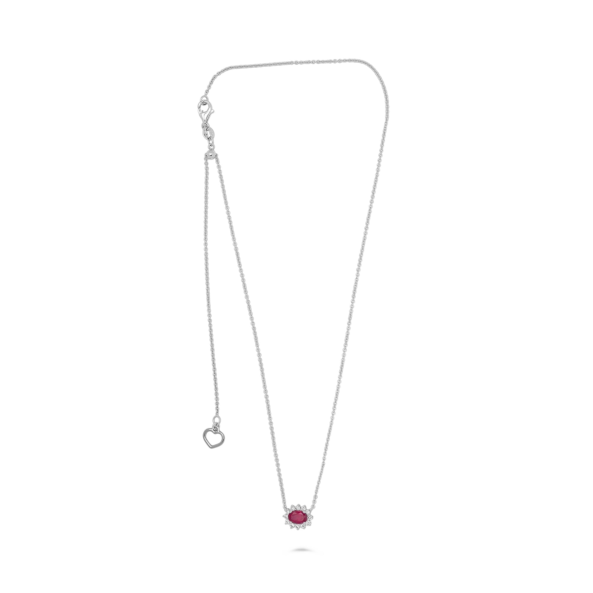 Ruby and Diamond Valencia Necklace - Talisman Collection Fine Jewelers