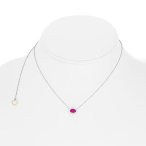 Ruby and Diamond Valencia Necklace - Talisman Collection Fine Jewelers