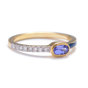 Tanzanite "Tea Party" Band by Unhada - Talisman Collection Fine Jewelers