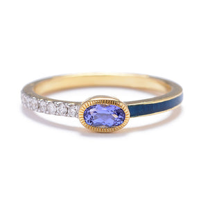 Tanzanite "Tea Party" Band by Unhada - Talisman Collection Fine Jewelers
