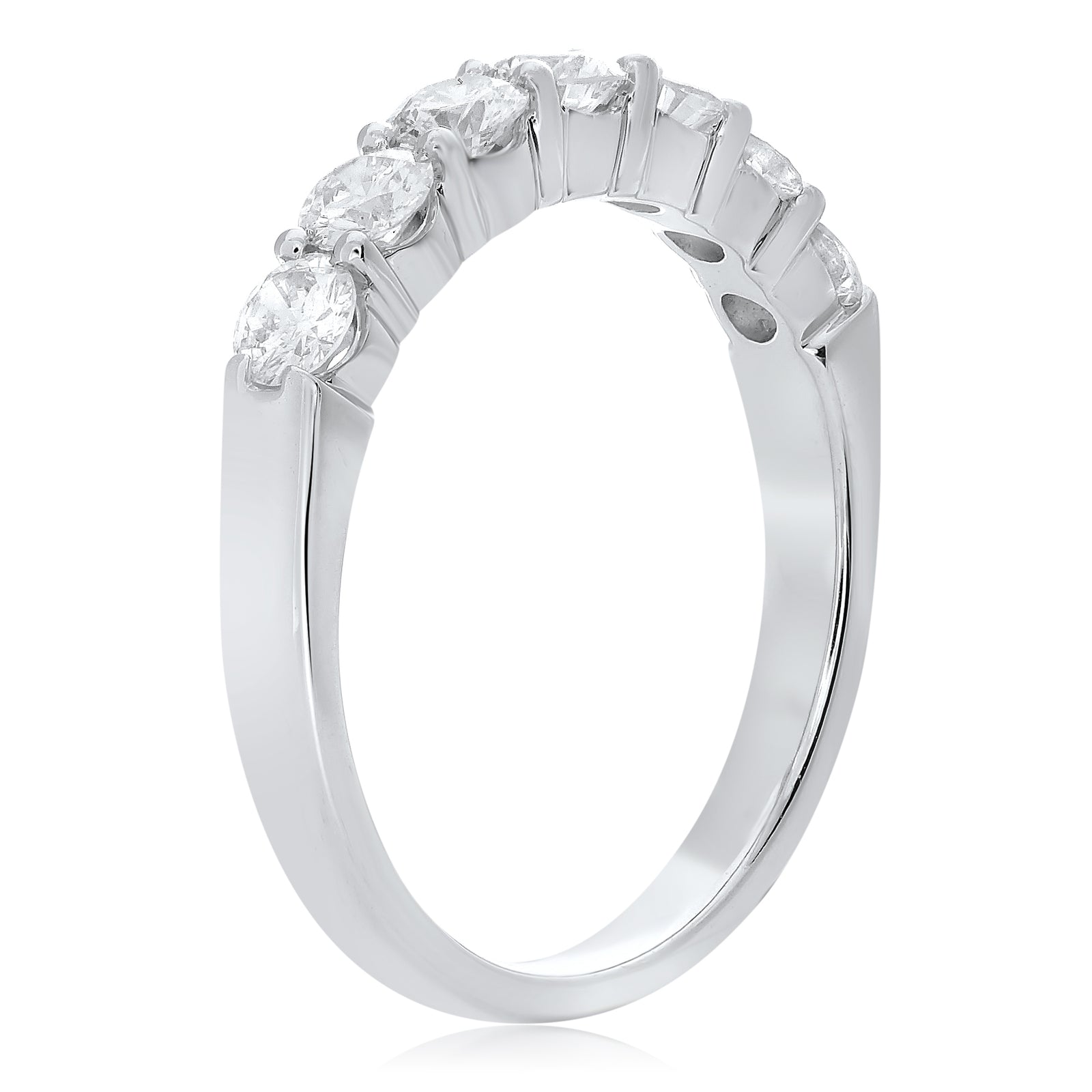 Diamond 7-Stone Stack Band, 1.05 Total Carat Weight - Talisman Collection Fine Jewelers