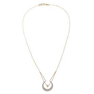 Sapphire and Diamond "Selene" Necklace by Unhada - Talisman Collection Fine Jewelers