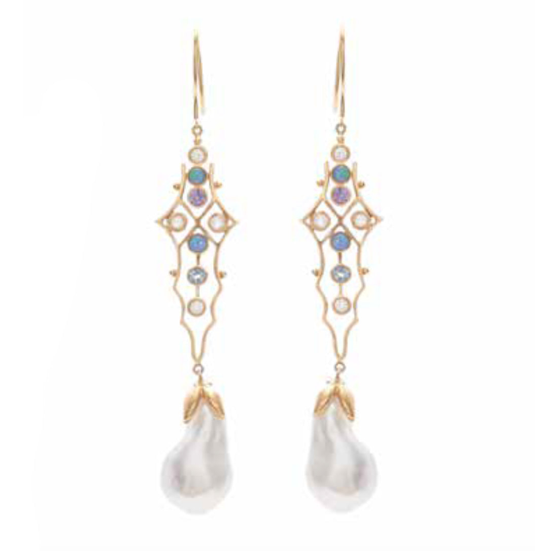 Pearl "Baroque Magic" Earrings by Unhada - Talisman Collection Fine Jewelers
