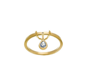 Sapphire "Double Happiness" Ring by Unhada - Talisman Collection Fine Jewelers