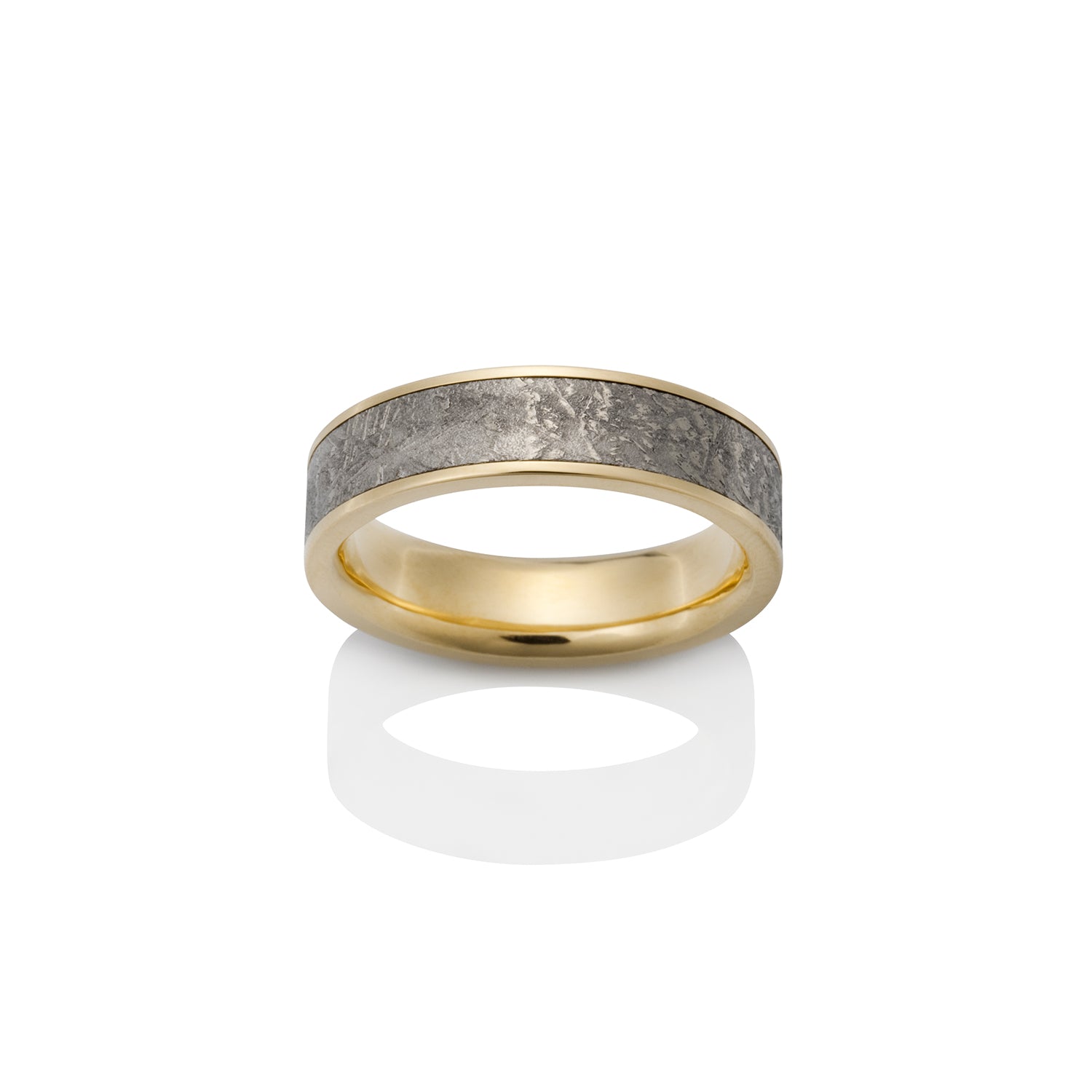 Sirius Meteorite Ring by Chris Ploof - 18k Yellow Gold - Talisman Collection Fine Jewelers