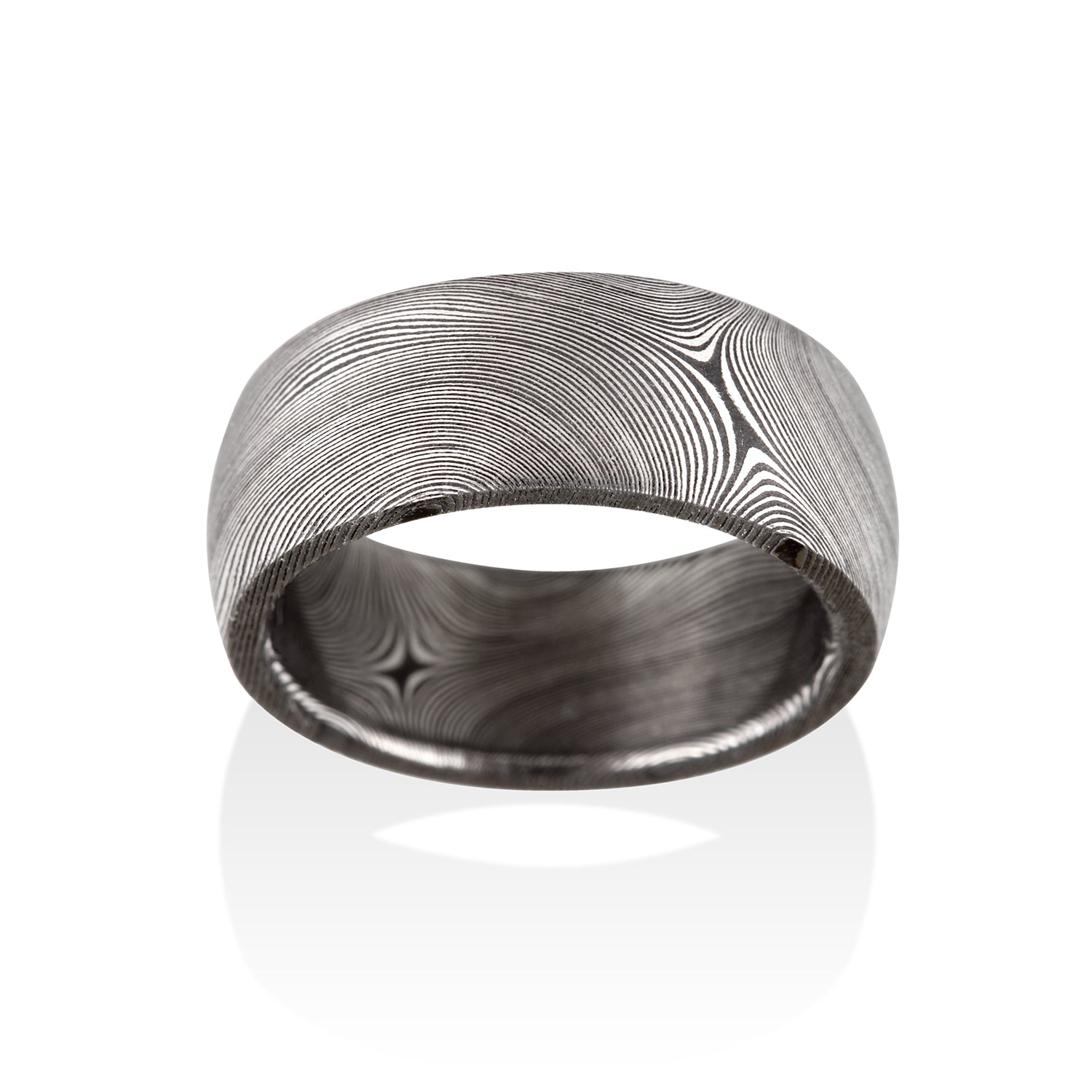 Starlight Oxidized Damascus Steel Ring by Chris Ploof - Talisman Collection Fine Jewelers