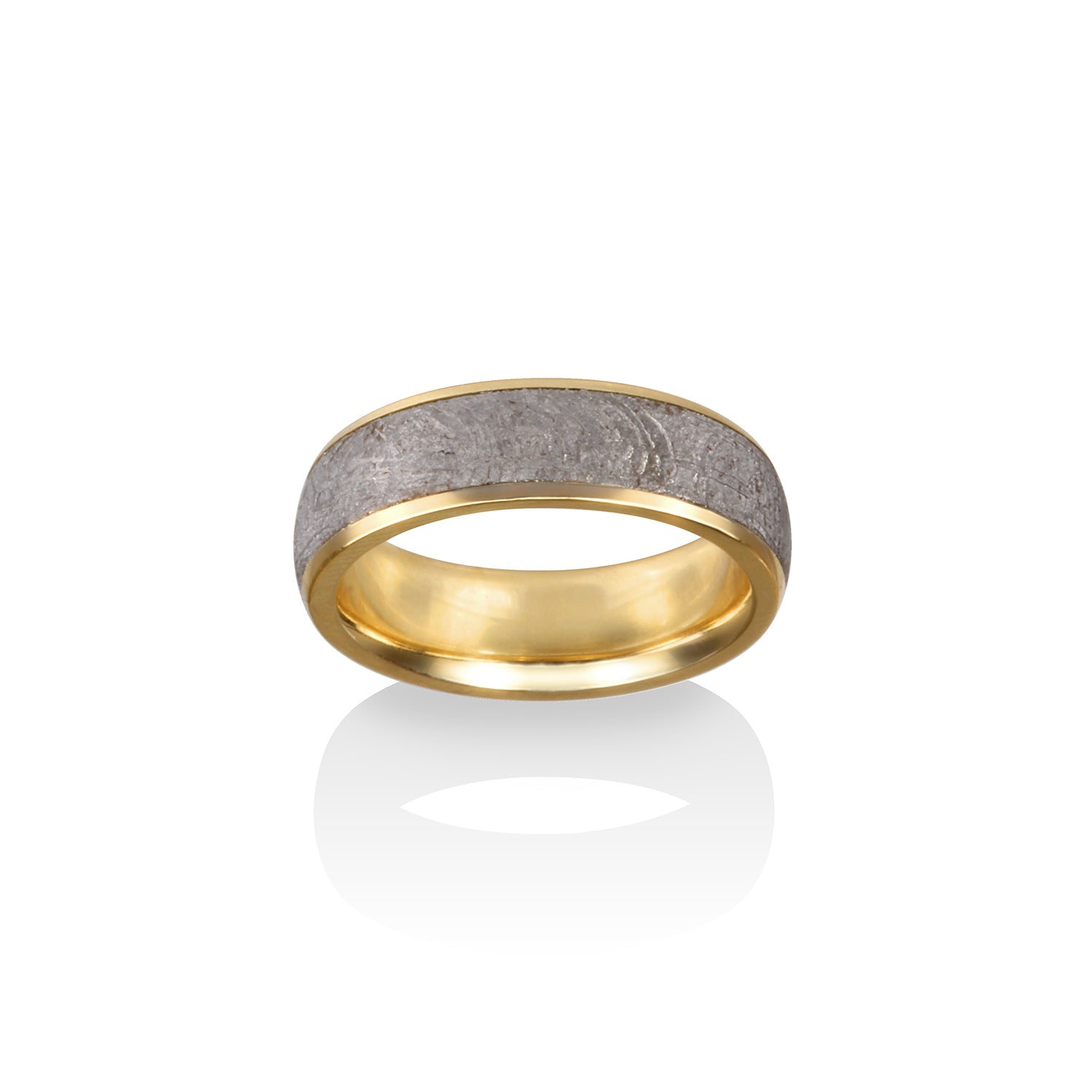 Vega Meteorite Ring by Chris Ploof - 18K Yellow Gold - Talisman Collection Fine Jewelers