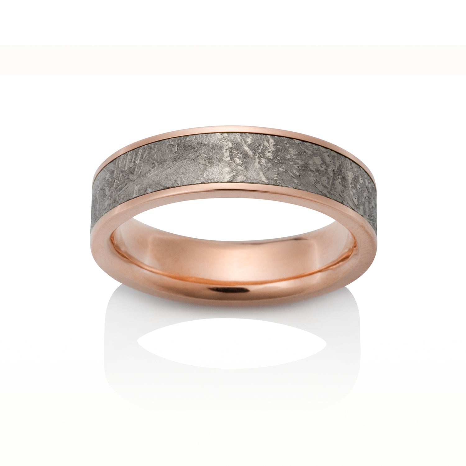Sirius Meteorite Ring by Chris Ploof - 14k Red Gold - Talisman Collection Fine Jewelers