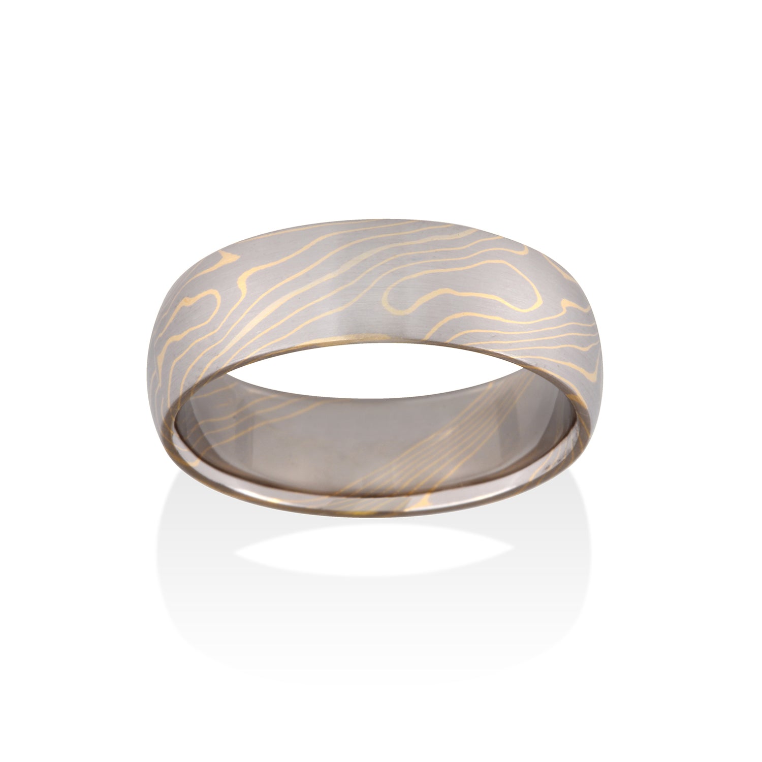 Aspen Mokume Ring by Chris Ploof - Talisman Collection Fine Jewelers