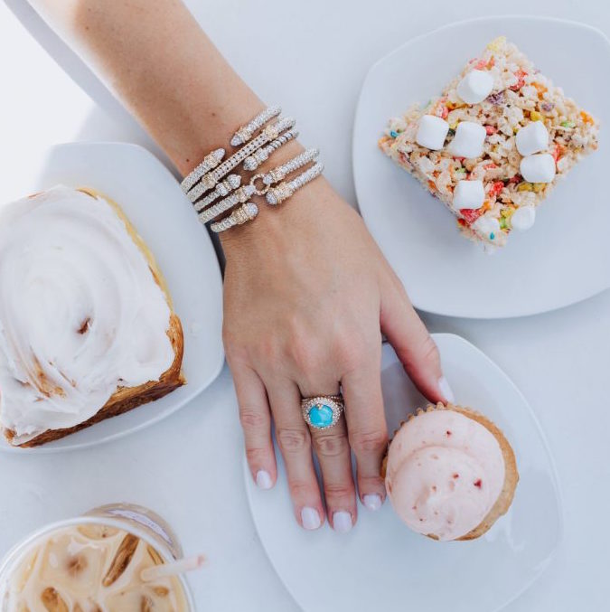 Medium Diamond Bar Bracelet by Vahan - Talisman Collection Fine Jewelers