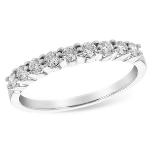 Diamond Shared-Prong Anniversary Band, 0.33 Carat Total Weight