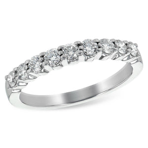 Diamond Shared-Prong Anniversary Band, 0.50 Carat Total Weight