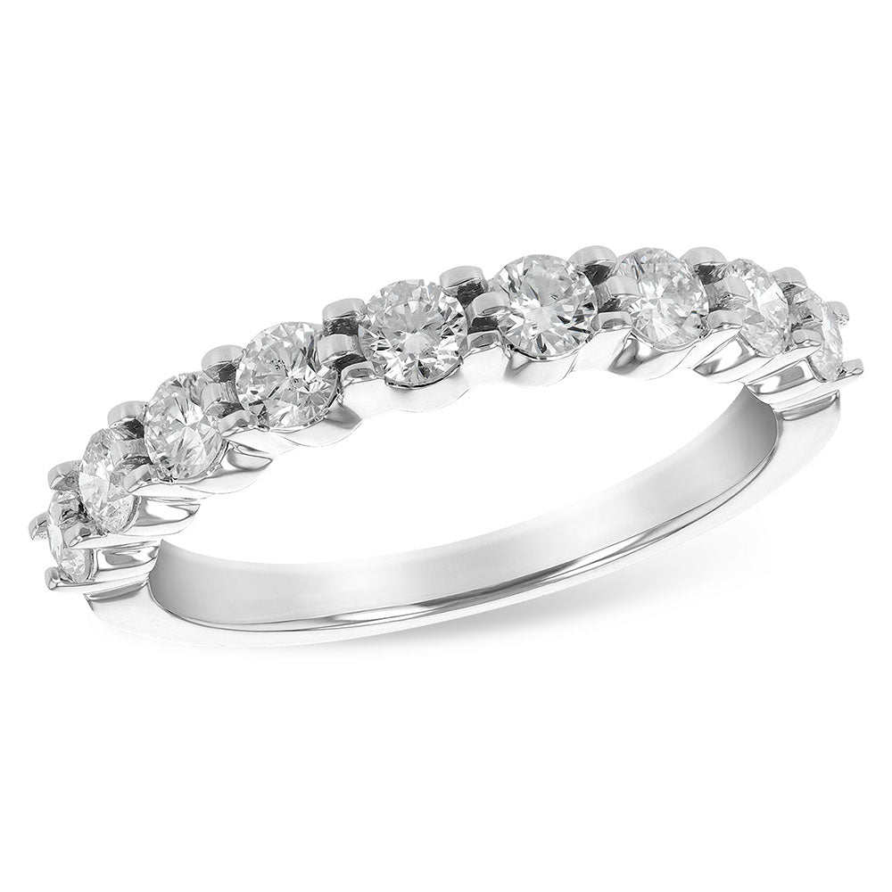 Diamond Shared-Prong Anniversary Band, 0.75 Carat Total Weight