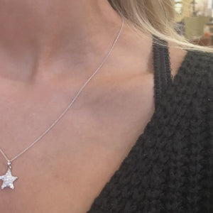 Diamond Pavé Starfish Pendant