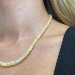 Opal Bead Necklace by Meredith Young