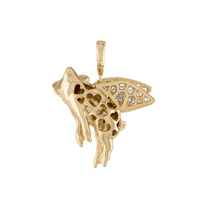 Diamond Flying Pig Pendant by Eden Presley