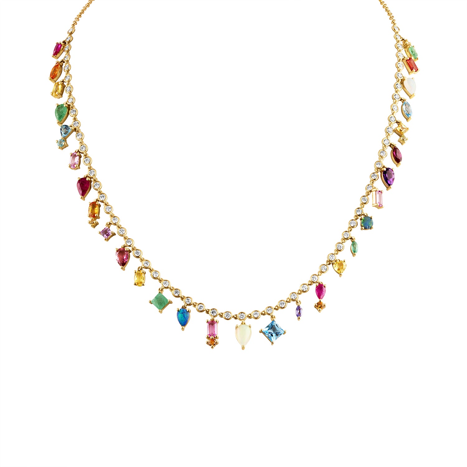 Rainbow Collar Necklace by Eden Presley